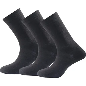 Dámské ponožky sada ponožek DEVOLD Daily medium sock 3pk, black - 41-46
