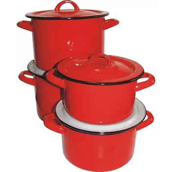 Hrnec Selské nádobí z Bonyhádi - sada hrnců 1,25 - 4,25 litru