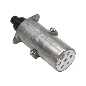 Přívěs BEO Zástrčka - vidlice 7 pól 24V typ S - doplňková (dutinky + kolík), ALU