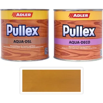 barva a nátěr na dřevo ADLER Sada - renovace dřevěných oken JANOŠÍK 0.75 l Ahorn - Venkovní barva na dřevo