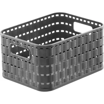 Úložný box Úložný košík Country 2 l, antracitový