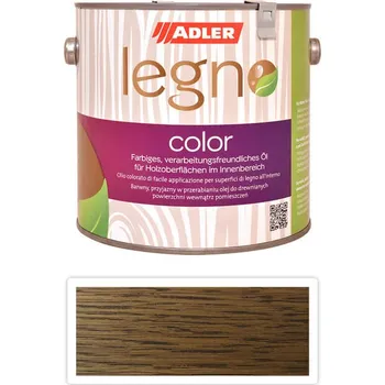 Olej na dřevo ADLER Legno Color - zbarvující olej pro ošetření dřevin 2.5 l SK 09 - Barva na dřevo do interiéru