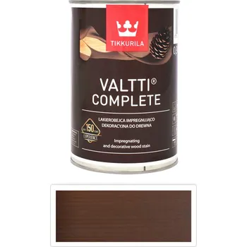 Lak na dřevo TIKKURILA Valtti Complete - tenkovrstvá lazura 0.9 l Tatti 5071 - Venkovní barva na dřevo