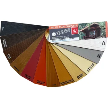 TIKKURILA Vzorník Valtti Plus Complete - hotové odstíny - vějíř - Příslušenství