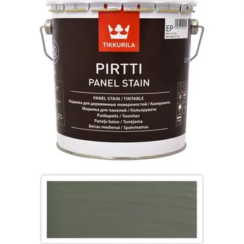 Lak na dřevo TIKKURILA Pirtti - vodou ředitelné mořidlo na dřevo v interiéru 2.7 l Näre 5068 - Barva na dřevo do interiéru