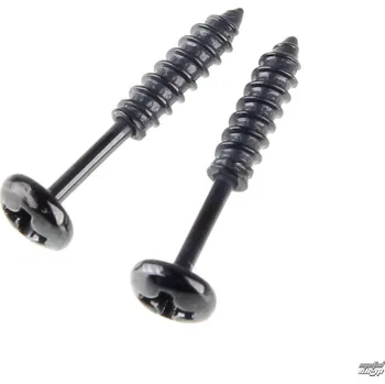 Náušnice náušnice ETNOX - Black Screw - SO4002B