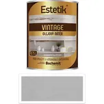 ESTETIK Vintage - olejová lazura 0.75 l Šedá - Venkovní barva na dřevo