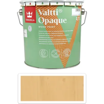 Lak na dřevo TIKKURILA Valtti Opaque - polomatná krycí barva na dřevo 2.7 l Q116 - Venkovní barva na dřevo