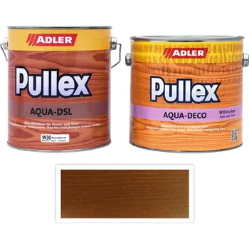 Lak na dřevo ADLER Sada - renovace dřevěných oken 2.5 l Afzelia F009 - Venkovní barva na dřevo