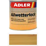 ADLER Allwetterlack - lodní lak z umělé pryskyřice 0.75 l Bezbarvý mat 50023 - Venkovní barva na dřevo