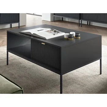 Konferenční stolek Konferenční stolek se zásuvkami Nova, černý
