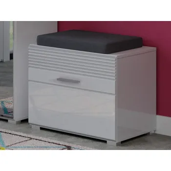 Předsíňová stěna Předsíňová lavice s botníkem Linus, bílá lesk