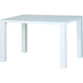 Jídelní stůl ASKO - NÁBYTEK Jídelní stůl Leo, 120x80 cm, bílý lesk