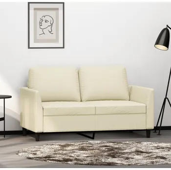 Pohovka vidaXL 2místná pohovka 120 cm umělá kůže [359328] Barva: krémová