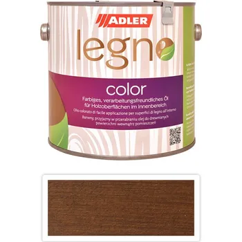 Olej na dřevo ADLER Legno Color - zbarvující olej pro ošetření dřevin 2.5 l Kapuziner ST 09/4 - Barva na dřevo do interiéru