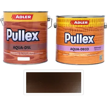 Lak na dřevo ADLER Sada - renovace dřevěných oken 2.5 l Haselnuss F014 - Venkovní barva na dřevo