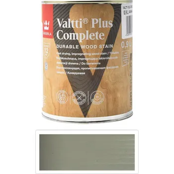 Lak na dřevo TIKKURILA Valtti Plus Complete - matná tenkovrstvá lazura 0.9 l Vasa 5080 - Venkovní barva na dřevo