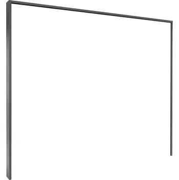 Šatní skříň Paspartový rám k šatní skříni Sarnia, tmavý beton