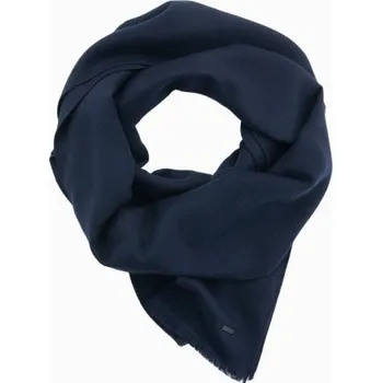 Módní doplněk Ombre Clothing Atraktivní pánská tmavě modrá šála V2 ACSF-0116