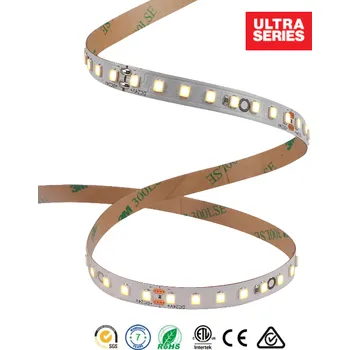 LED páska Ledshopik LED pásek ULTRA 2835 EPISTAR | 128LED | 9,6W | 24V | IP20 | 8MM | 155lm/W | 7 let záruka | - TEPLÁ BÍLÁ - 2700K