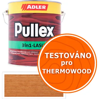 Lak na dřevo ADLER Pullex 3in1 Lasur - tenkovrstvá impregnační lazura 2.5 l Modřín 4435050045 - Venkovní barva na dřevo