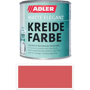barva na zeď ADLER Kreidefarbe - univerzální vodou ředitelná křídová barva do interiéru 0.75 l Alpenrose - Barva na dřevo do interiéru