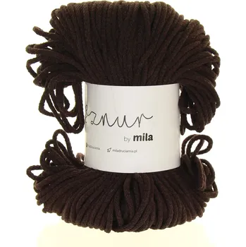 Příze Šňůry Mila 3 mm čokoládová