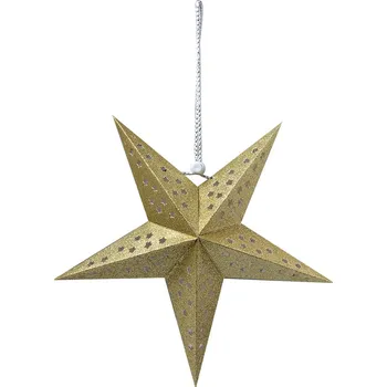 Vánoce Clayre & Eef - Závěsná vánoční hvězda 6PA0512S