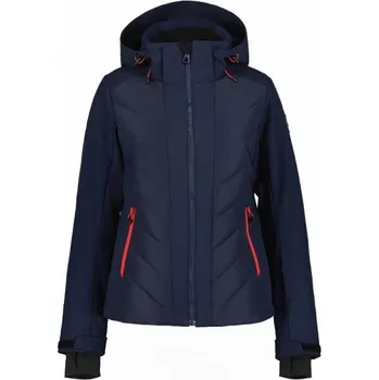 Dámská lyžařská bunda ICEPEAK FREITAL 40 Tmavě modrá, Červená