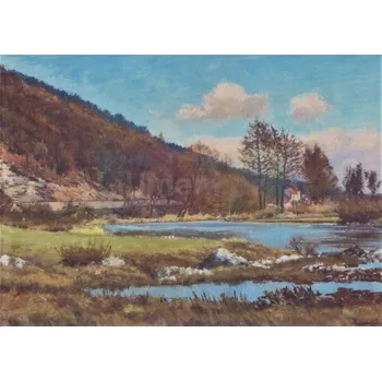 Umění Josef Jambor : Svratka na soutoku s Besénkem, 1947 - Josef Jambor