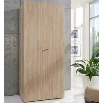 Šatní skříň Policová skříň se zámkem Multiraum 80 cm, dub sonoma