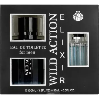 Pánský parfém Real Time Wild Action Elixir Men EDP 100 ml + EDP 15 ml