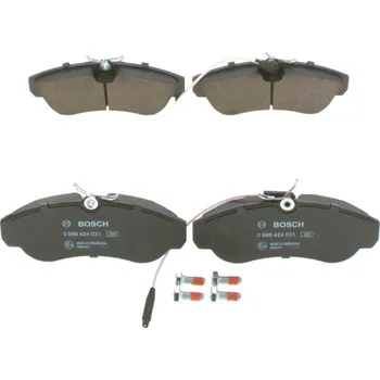 Brzdová destička Sada brzdových destiček, kotoučová brzda BOSCH 0 986 424 031