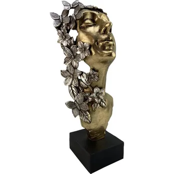 Dekorace busta Hlava ženy, 40 cm
