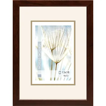 Rám na obraz Fotorámeček Giulia 13x18 cm, hnědý