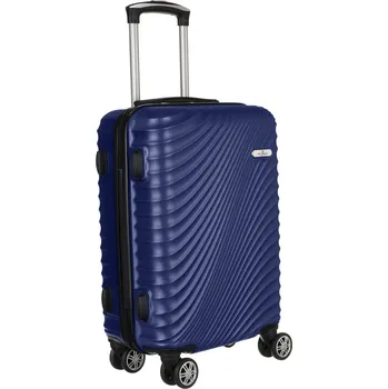 Stylový, malý kufr s otočnými kolečky - Peterson Barva: námořnictvo, Velikost: S