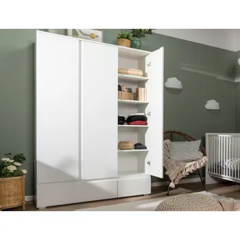 Šatní skříň Šatní skříň Image, 122 cm, bílá