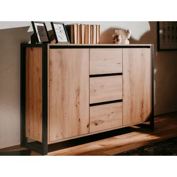 Komoda Komoda se zásuvkami Denver, dub artisan/antracit