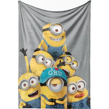 Dětská deka Dětská deka Mimoni Tým Gru 150x200 cm