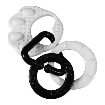 Dětské zboží Rappa Kousátko medvědí tlapka, černo-bílé