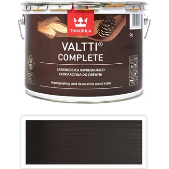 Lak na dřevo TIKKURILA Valtti Complete - tenkovrstvá lazura 9 l Karhu 5074 - Venkovní barva na dřevo