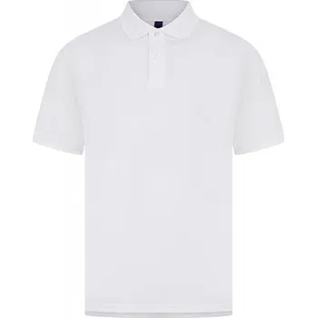 Henbury Pánská polokošile Coolplus z piké úpletu Barva: Bílá, Velikost: XXS W475