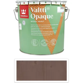 Lak na dřevo TIKKURILA Valtti Opaque - polomatná krycí barva na dřevo 2.7 l Q671 - Venkovní barva na dřevo