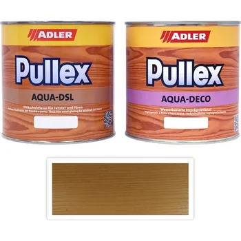 Lak na dřevo ADLER Sada - renovace dřevěných oken 0.75 l Hellbraun F006 - Venkovní barva na dřevo