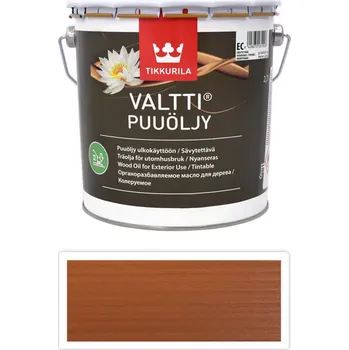 Olej na dřevo TIKKURILA Valtti wood oil - olej na terasy a nábytek 2.7 l Kantarelli 5054 - Venkovní barva na dřevo