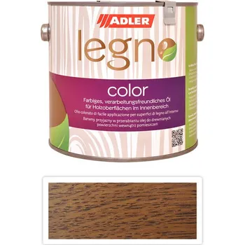 Lak na dřevo ADLER Legno Color - zbarvující olej pro ošetření dřevin 2.5 l SK 18 - Barva na dřevo do interiéru