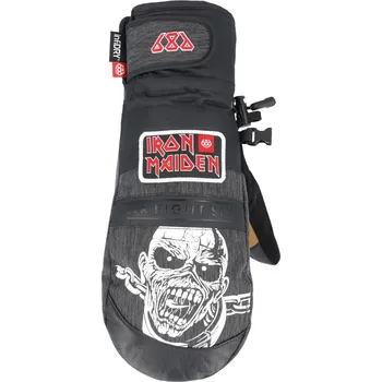 Cyklistické rukavice rukavice (SNB) Iron Maiden - Black Denim - 686 - M2WGLV109 IMBD - L