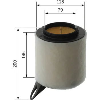 Vzduchový filtr Vzduchový filtr BOSCH F 026 400 018