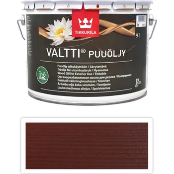 Olej na dřevo TIKKURILA Valtti wood oil - olej na terasy a nábytek 9 l Orava 5057 - Venkovní barva na dřevo