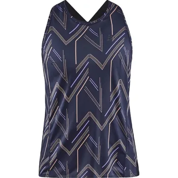 Dámské tričko CRAFT ADV HiT tmavě modrá se vzorem barva: modrá, velikost: XL